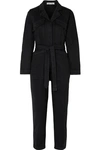 ALEX MILL EXPEDITION BELTED STRETCH TENCEL AND COTTON-BLEND TWILL JUMPSUIT