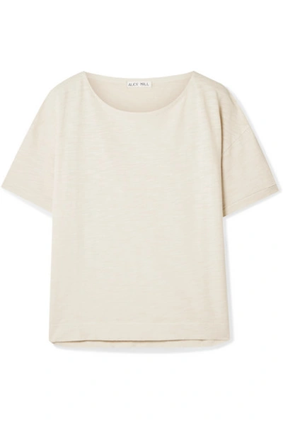Alex Mill Laundered Cotton Pocket Tee In White