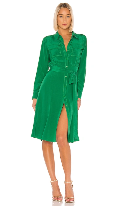 Diane Von Furstenberg Antonette Dress In Stalk