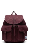 Herschel Supply Co X-small Dawson Backpack - Purple In Plum Dot Check