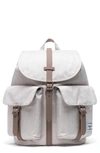 Herschel Supply Co X-small Dawson Backpack - Beige In Overcast Crosshatch/ Pine Bark