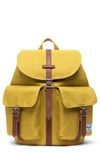 Herschel Supply Co X-small Dawson Backpack - Yellow In Arrowwwod Crosshatch