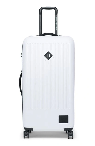 Herschel Supply Co Large Trade 34-inch Rolling Suitcase In White