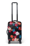 Herschel Supply Co Small Trade 23-inch Rolling Suitcase - Black In Vintage Floral Black