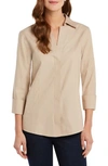 Foxcroft Taylor Non-iron Button-down Top In Aster