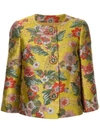 ANDREW GN BROCADE CROPPED JACKET