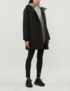Canada Goose Canmore Hooded Feather And Shell-down Parka In Black