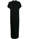 Thom Krom Kleid In Feinstrick In Black