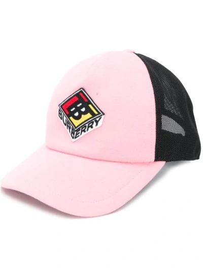 Burberry Logo Graphic Baseball Cap - 黑色 In Black