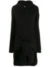 MCQ BY ALEXANDER MCQUEEN HOODED JUMPER DRESS