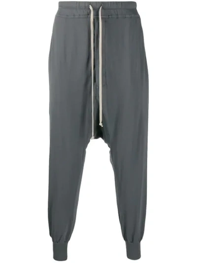 Rick Owens Drkshdw Drop-crotch Drawstring Trousers - 灰色 In Grey