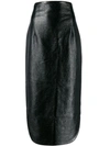 A.W.A.K.E. FITTED MIDI SKIRT
