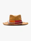 NICK FOUQUET NICK FOUQUET ORANGE ROPE DETAIL STRAW HAT,497COCONUTKID13887318