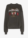 AMIRI AMIRI BEVERLY HILLS LOGO EMBROIDERED SWEATSHIRT,W9W03281TE13838268