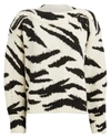 PHILOSOPHY DI LORENZO SERAFINI Zebra Merino Wool Sweater,060035953870