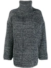 ACNE STUDIOS RIBBED HIGH-NECK SWEATER