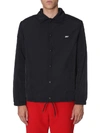 Msgm Black Oversize Jacket In Nero