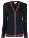 GUCCI MERINO WOOL KNITTED CARDIGAN