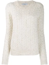 BLUMARINE CABLE KNIT JUMPER