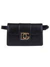 DOLCE & GABBANA LOGO PLAQUE BELT BAG,11045385