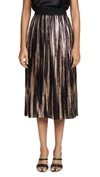 ALICE AND OLIVIA MIKAELA PLEATED SKIRT