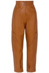 ACNE STUDIOS Louiza leather tapered trousers