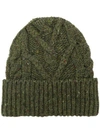 THOM BROWNE ARAN CABLE HAT