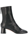 Aquazzura Saint Honore 50mm Leather Boots In Black