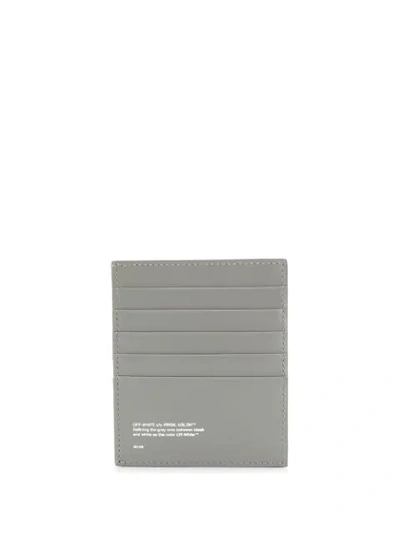 Off-white Logo Print Cardholder - 灰色 In Grey