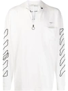 OFF-WHITE OFF-WHITE EMBROIDERED KNIT JACKET - 白色