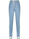 ALESSANDRA RICH FAB HIGH-RISE JEANS