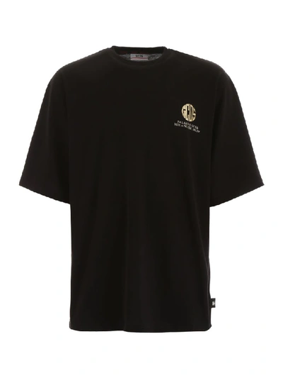 Gcds Palazzo Xciv T-shirt In Black