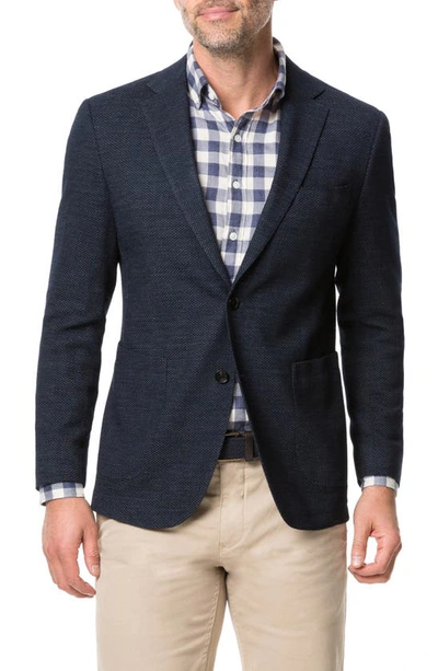 Rodd & Gunn Haldon Regular Fit Stretch Wool & Cotton Sport Coat In Midnight