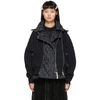 SACAI SACAI BLACK SPONGE JACKET