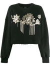 PINKO EMBELLISHED SWEATSHIRT