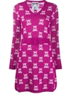 Moschino Teddy Intarsia Knitted Dress - Pink