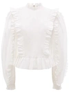 JW ANDERSON FRILLED BLOUSE
