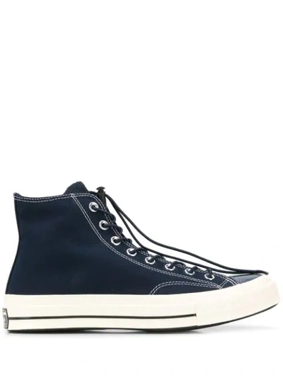 Converse Drawstring Lace Chuck Taylor Trainers In Blue