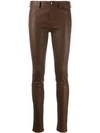 ARMA SKINNY LEATHER TROUSERS