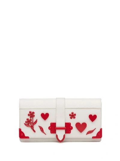 Prada 'cahier' Mini-handtasche In White