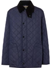 BURBERRY 菱形绗缝保暖夹克