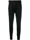 AGANOVICH AGANOVICH SLIM-FIT TAILORED TROUSERS - 黑色