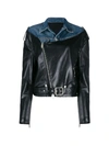 Ben Taverniti Unravel Project Fabric Mix Jacket In Black
