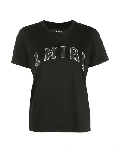 Amiri Logo T-shirt In Black