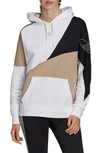 Adidas Originals Og Colorblock Hoodie In Medium Beige