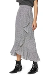 ANINE BING LUCKY WRAP MIDI SKIRT,AB34-045-34