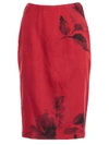 N°21 SKIRT PENCIL ROSES PRINTING,11045828