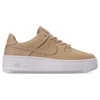 Nike Women's Air Force 1 Sage Xx Low Casual Shoes In Brown