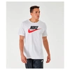 Nike Men's Sportswear Icon Futura T-shirt In White