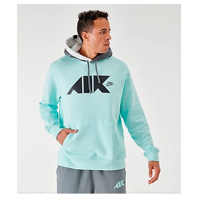 Nike Men s Sportswear Club Fleece Geometric Hoodie In Green ModeSens
